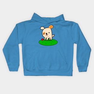 Playful Dog. Kids Hoodie